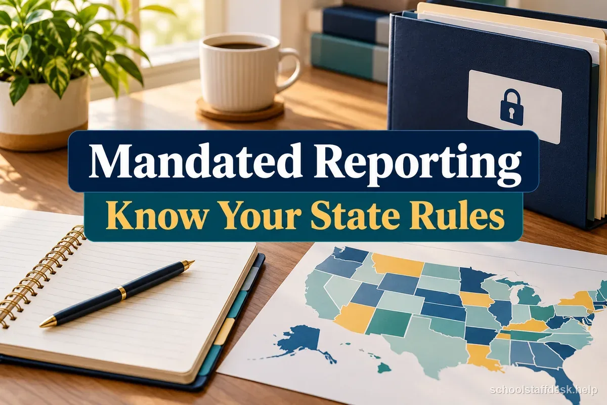 Mandated Reporting: What Every School Employee Must Do: related school staff guide thumbnail