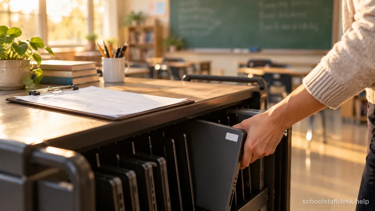 1:1 Devices and Student Data: What Staff Are Actually Responsible For: related school staff guide thumbnail