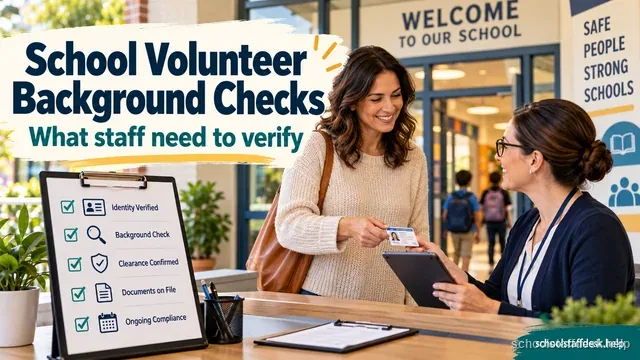 School Volunteer Background Checks: What Staff Need to Know: related school staff guide thumbnail