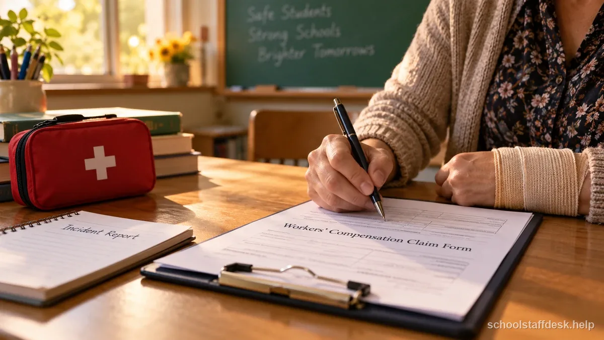 Workers' Compensation for School Staff: Reporting an On-the-Job Injury: related school staff guide thumbnail